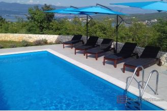012 1021 73 Krk Villa with panoramic seaview for sale